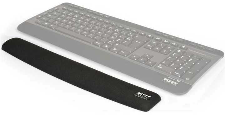 Port Designs PORT CONNECT | Ergonomic riešo atrama for klaviatūra | Backrest | 60 x 400 x 20 mm | Juodas