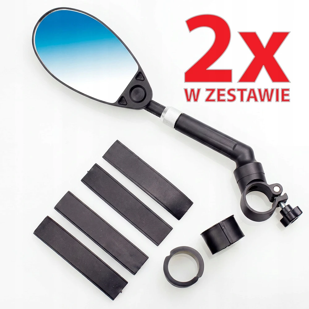 Ringmehr 2x Universalus dviračio veidrodėlis, Kairė Dešinė