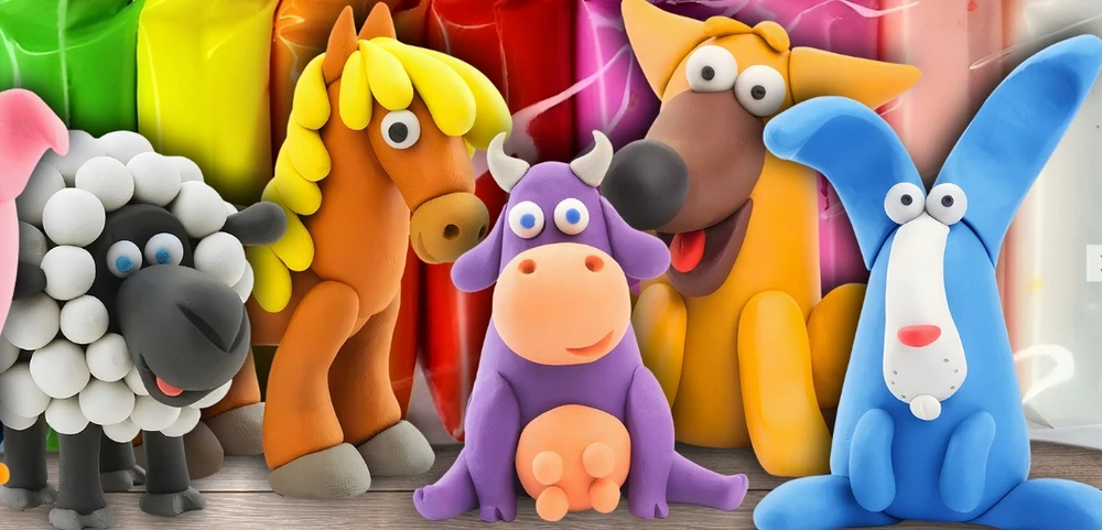 RINKINYS 36 Vnt. PLASTICINE POLIMERIO MOLIS PUTŲ MAGIC MASĖS DOVANA