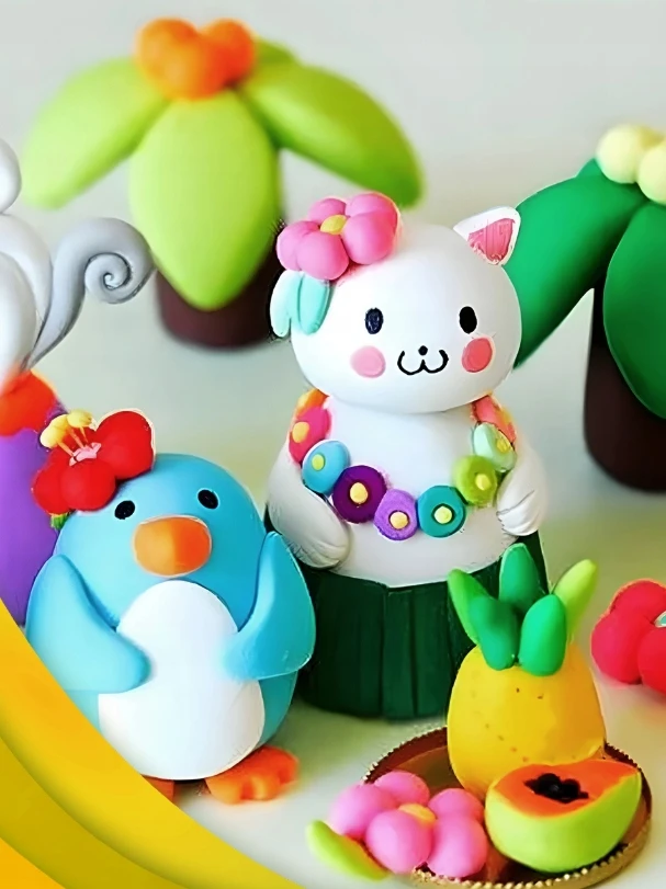 RINKINYS 36 Vnt. PLASTICINE POLIMERIO MOLIS PUTŲ MAGIC MASĖS DOVANA