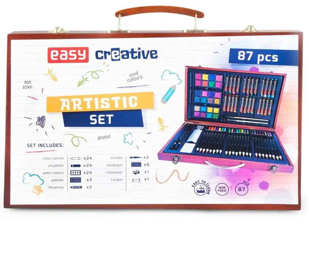 Rinkinys ARTYSTYCZNY 87 ELEMENTÓW EASY