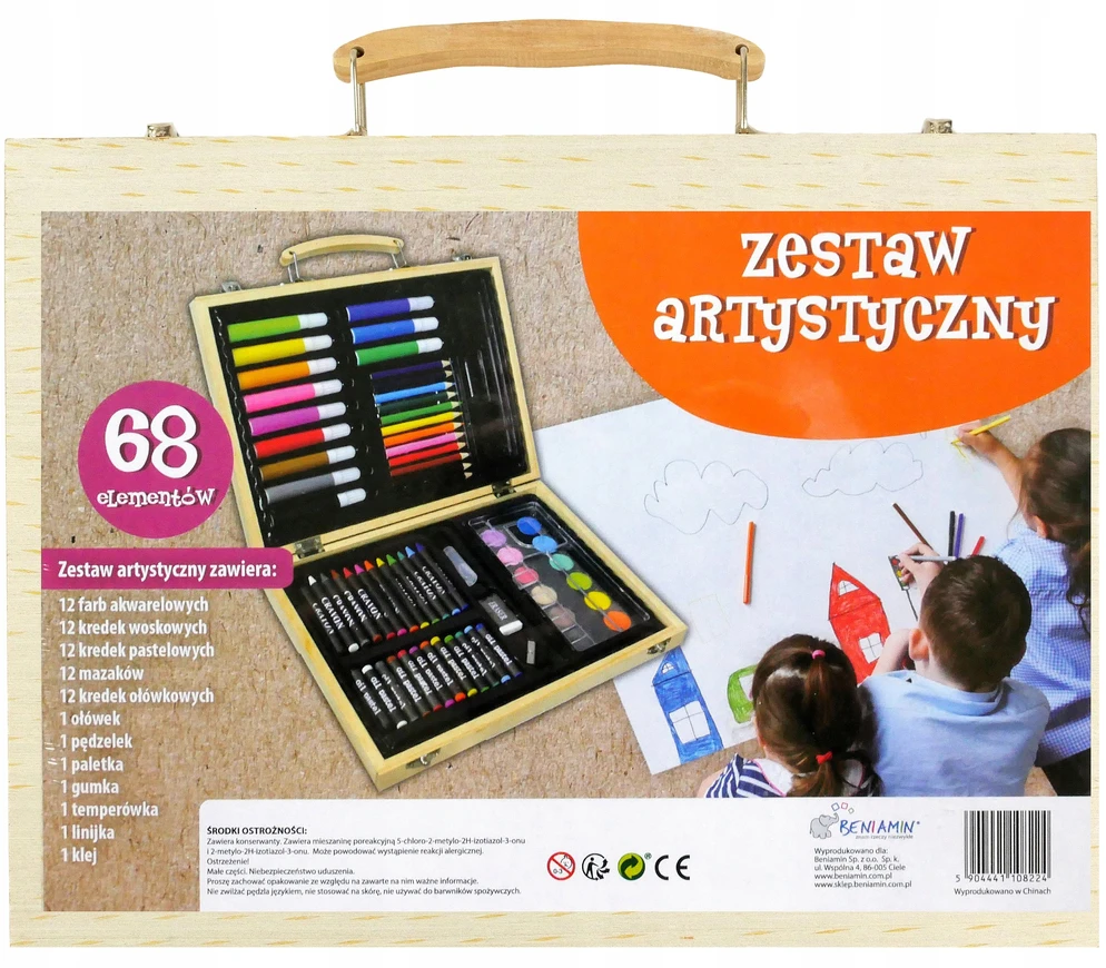 Rinkinys ARTYSTYCZNY Beniamin Rexus 68 dalys
