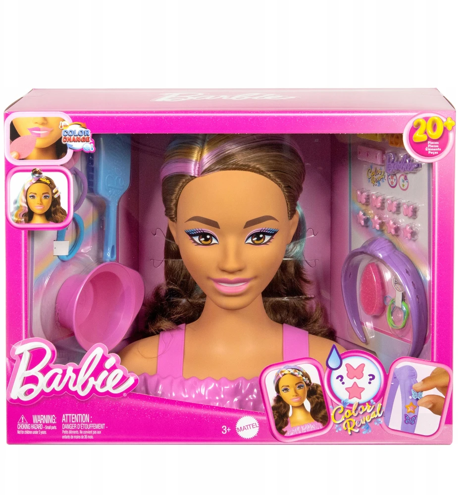 Lėlė Barbie Deluxe Styling Head Brown Hair JFG82