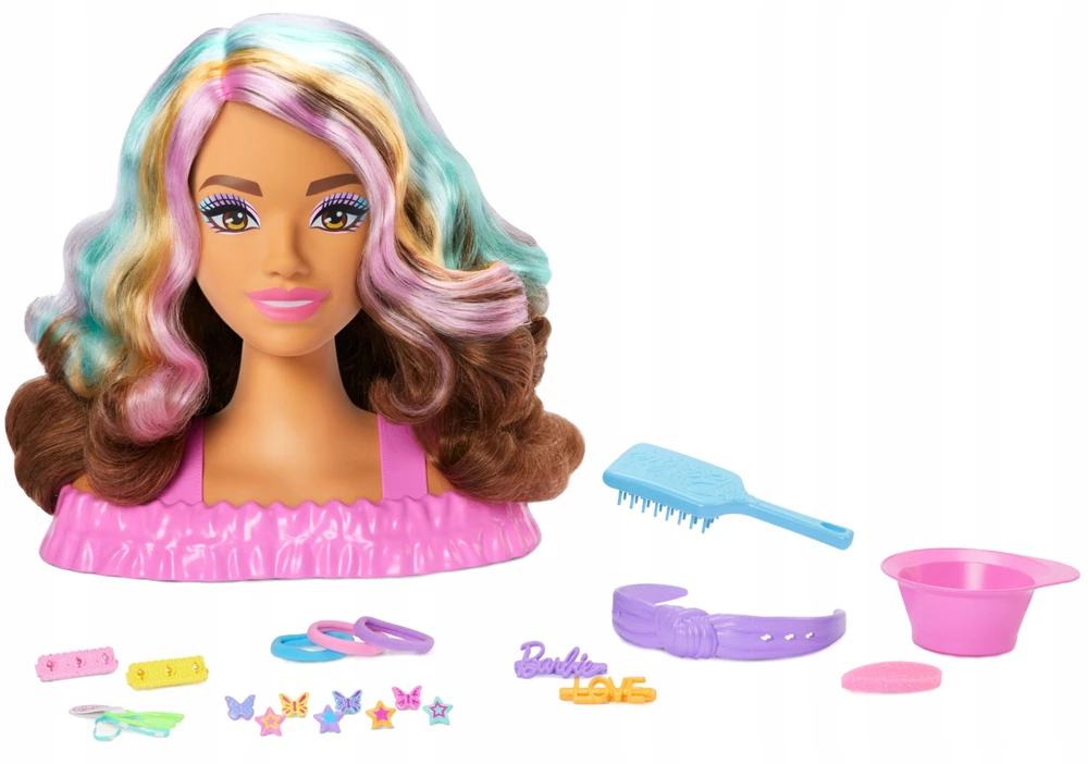 Lėlė Barbie Deluxe Styling Head Brown Hair JFG82