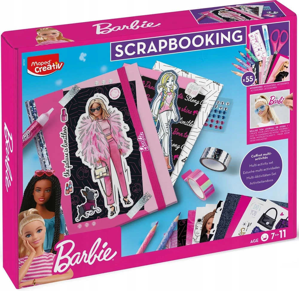 Rinkinys "barbie" "scrapbooking" vaikams - Maped