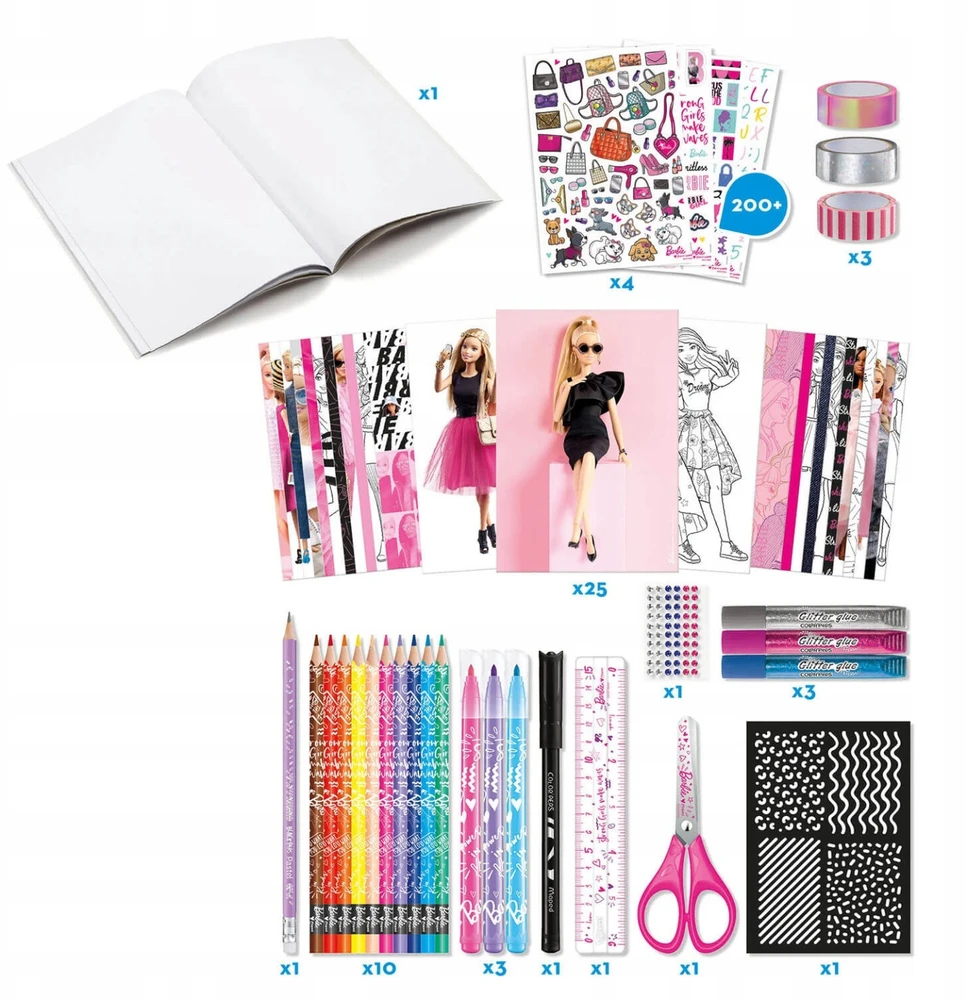 Rinkinys "barbie" "scrapbooking" vaikams - Maped
