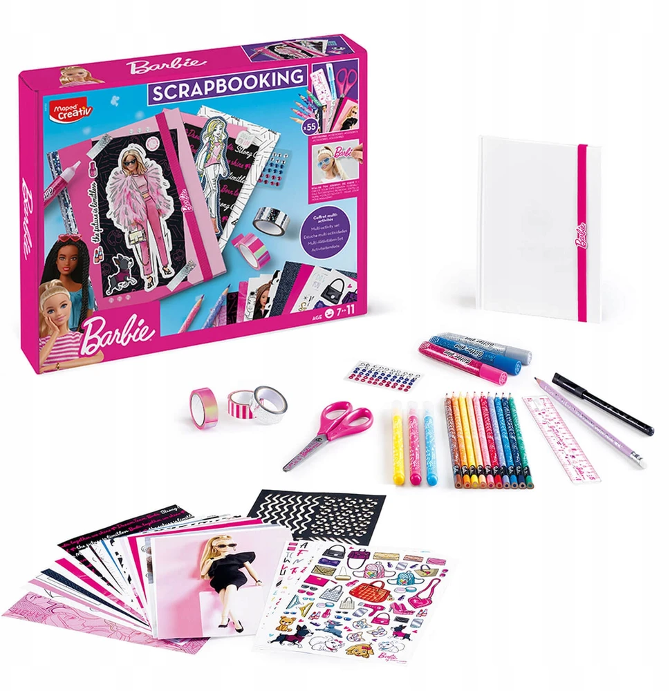 Rinkinys "barbie" "scrapbooking" vaikams - Maped