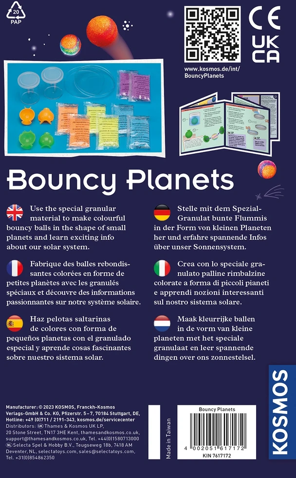 Kosmos Lavinamasis rinkinys BOUNCY PLANETS 8-12