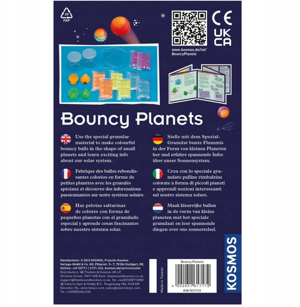 Kosmos Lavinamasis rinkinys BOUNCY PLANETS 8-12