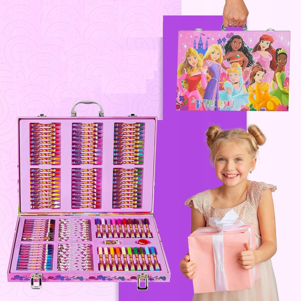 Rinkinys Disney Art vaikams 130 vnt Kolorowanki Multi Princess Set