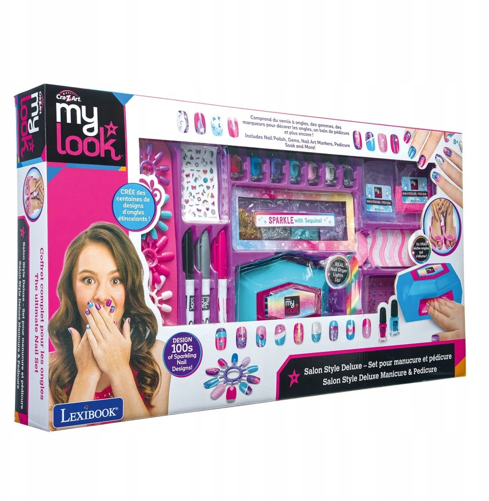 Rinkinys do stylizacji paznokci CRA-Z-ART My Look Manicure i pedicure