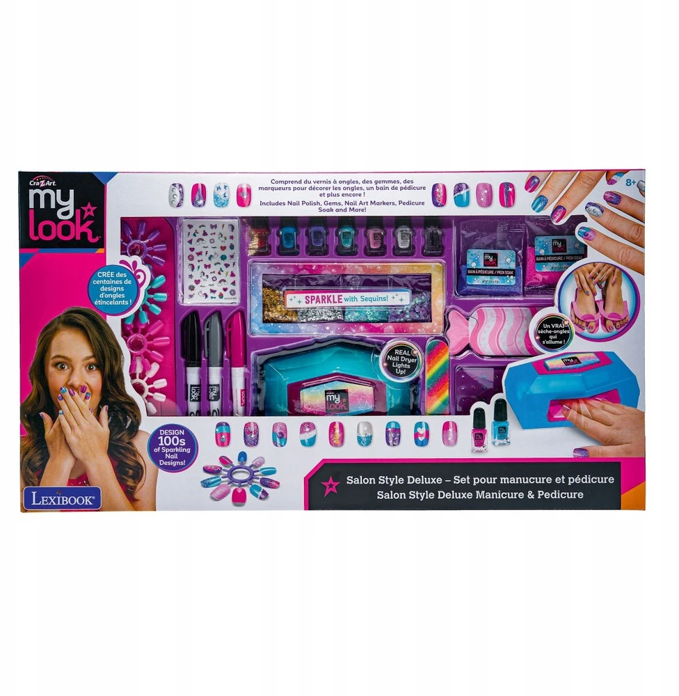 Rinkinys do stylizacji paznokci CRA-Z-ART My Look Manicure i pedicure