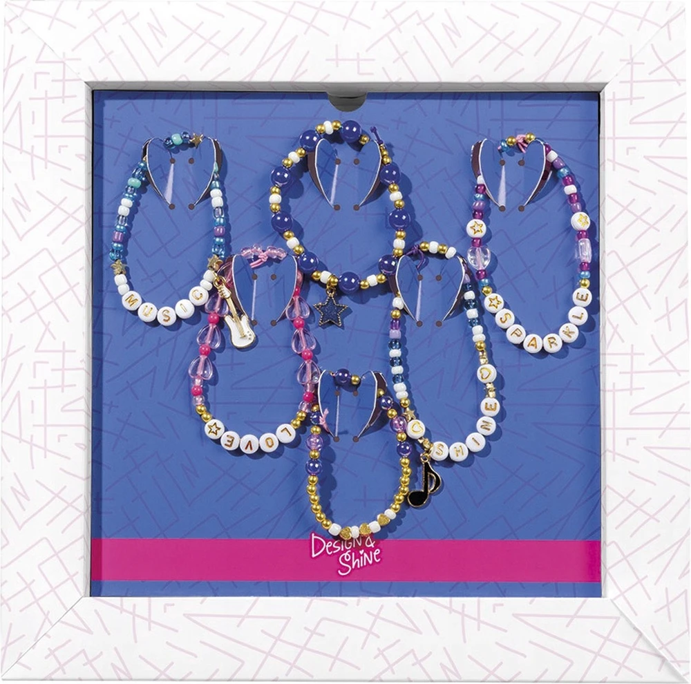 Rinkinys do tworzenia bransoletek Sparkle Bracelets Totum dla dziewczynek