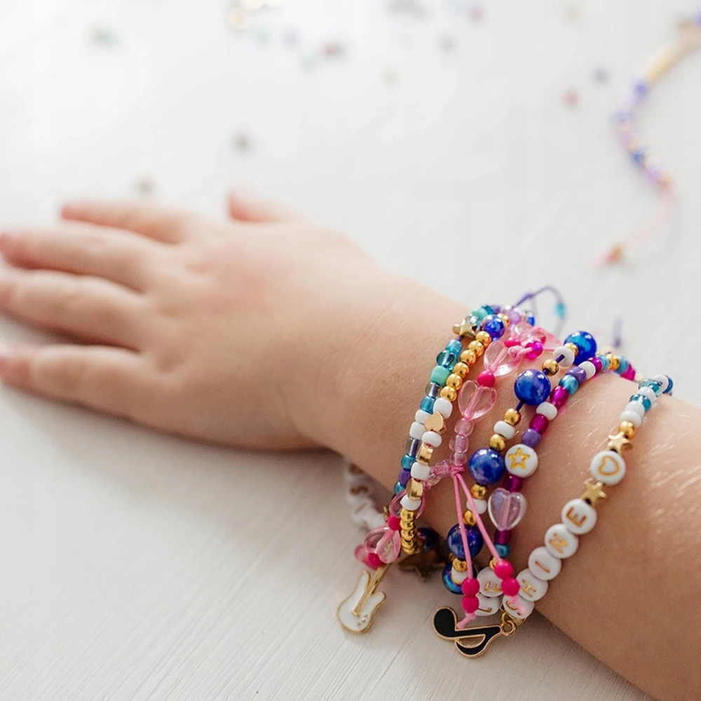 Rinkinys do tworzenia bransoletek Sparkle Bracelets Totum dla dziewczynek