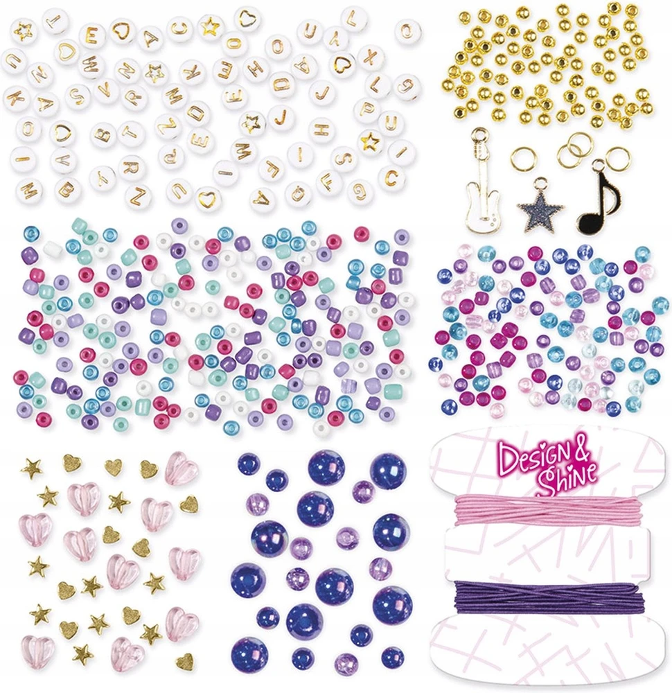 Rinkinys do tworzenia bransoletek Sparkle Bracelets Totum dla dziewczynek