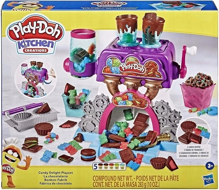 Hasbro Play-Doh plastilino rinkinys „Saldainių fabrikas“