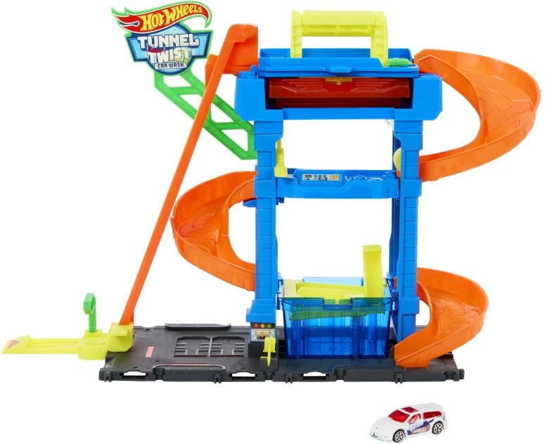 Mattel HOT WHEELS CITY rinkinys – Tunelinė autoplovykla (HTN80)