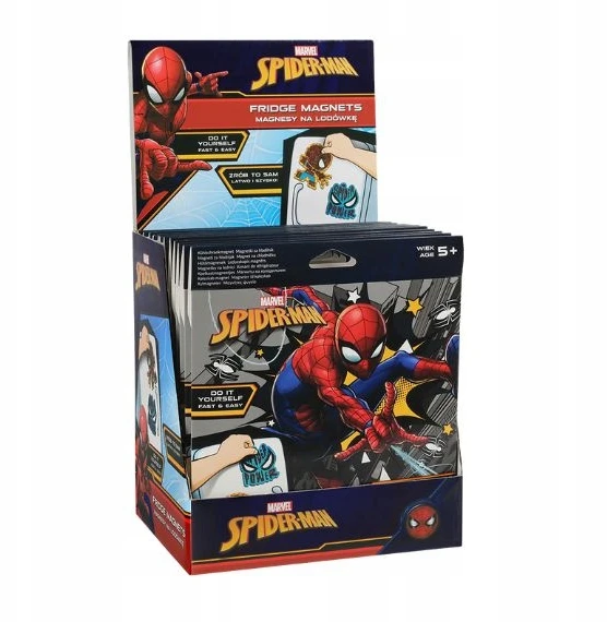 Rinkinys kreatywnych magnesów Spiderman Colorino 4 vnt.