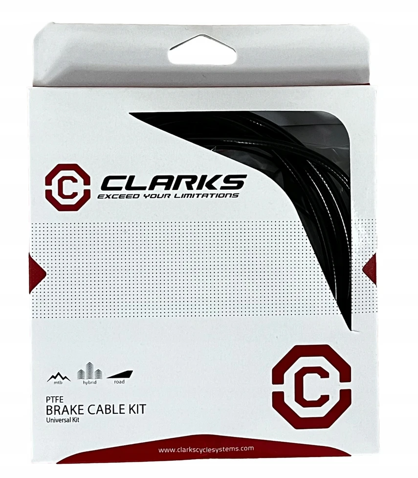 Rinkinys linek i pancerzy hamulcowych Clarks su teflonem Ptfe