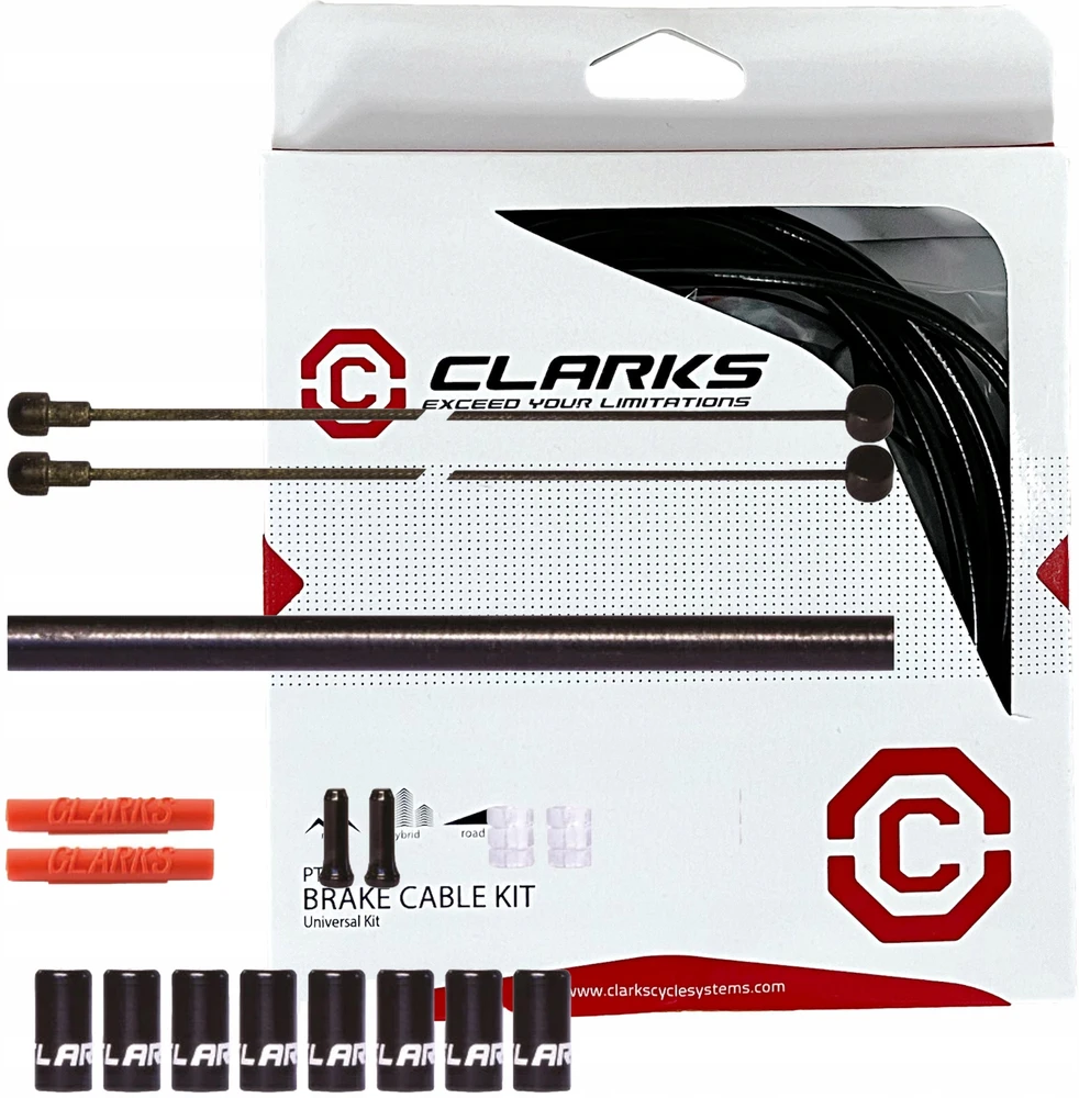Rinkinys linek i pancerzy hamulcowych Clarks su teflonem Ptfe