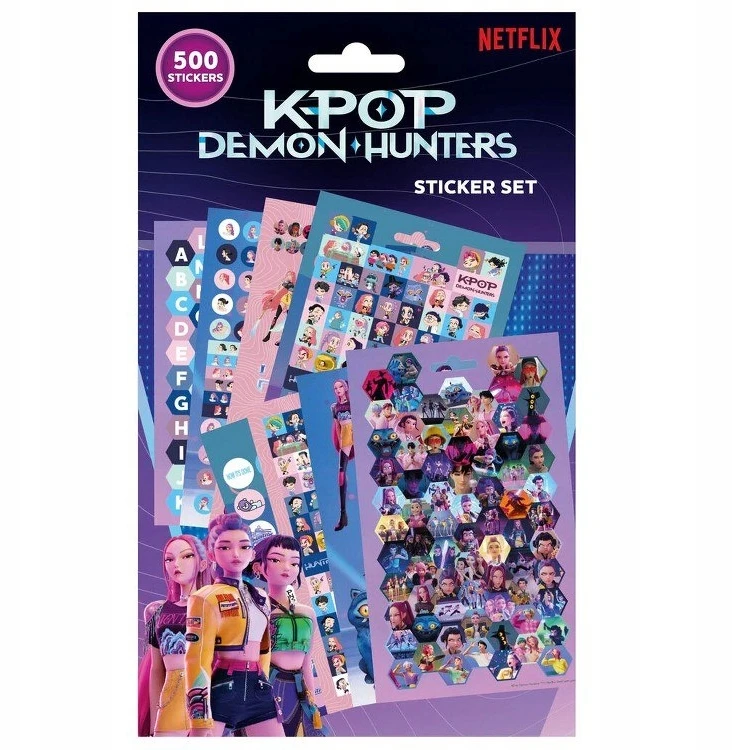 Pyramid Rinkinys naklejek 500 dalys K-POP Demon Hunters Kids Euroswan
