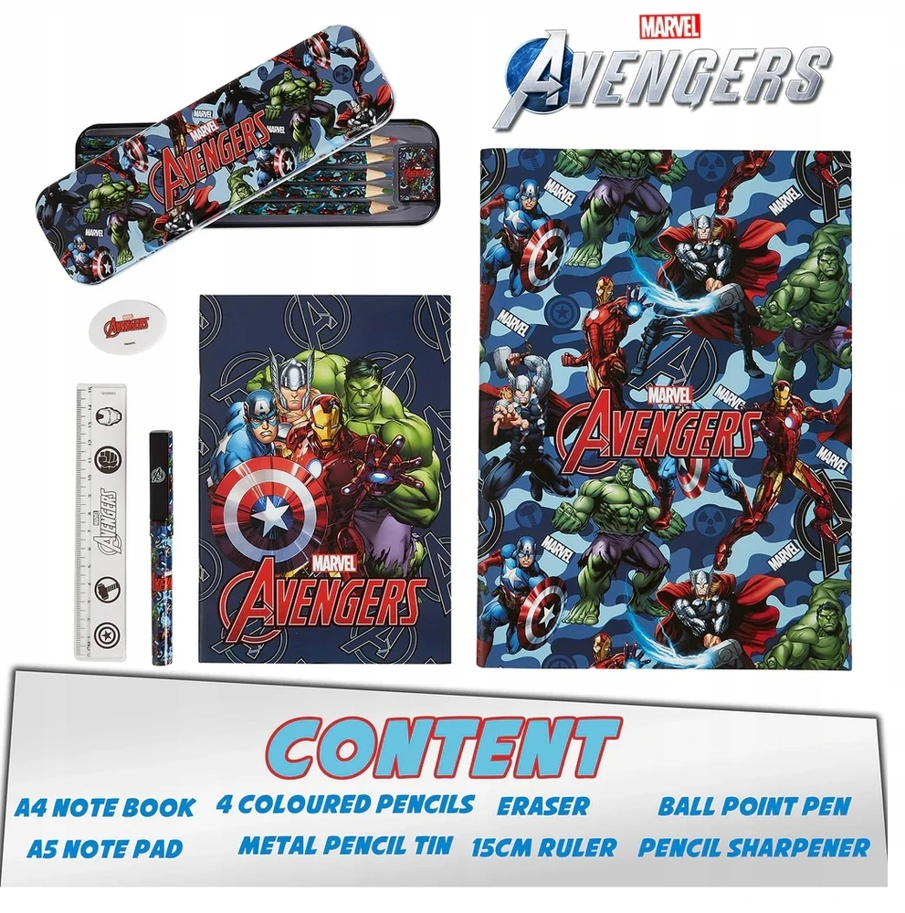 Rinkinys plastyczny Avengers Marvel 12 vnt