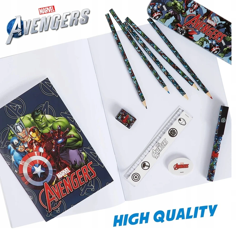 Rinkinys plastyczny Avengers Marvel 12 vnt