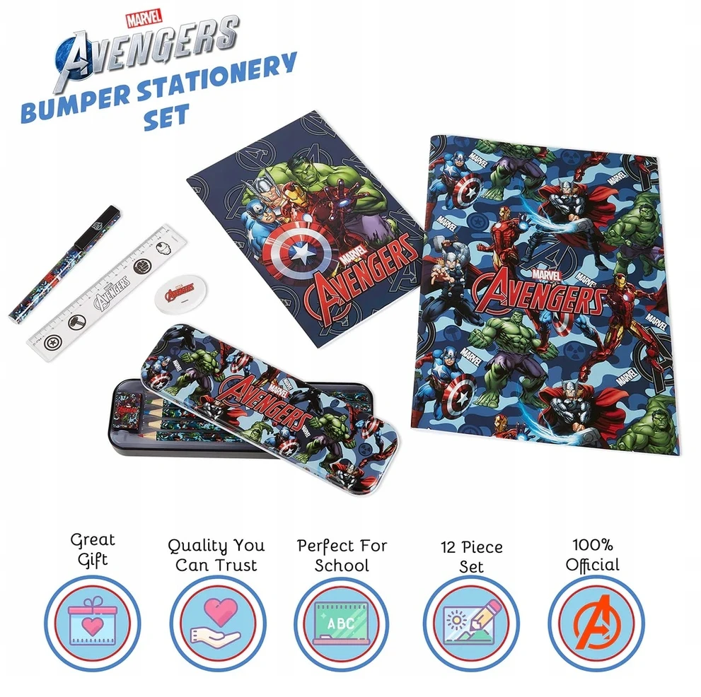 Rinkinys plastyczny Avengers Marvel 12 vnt