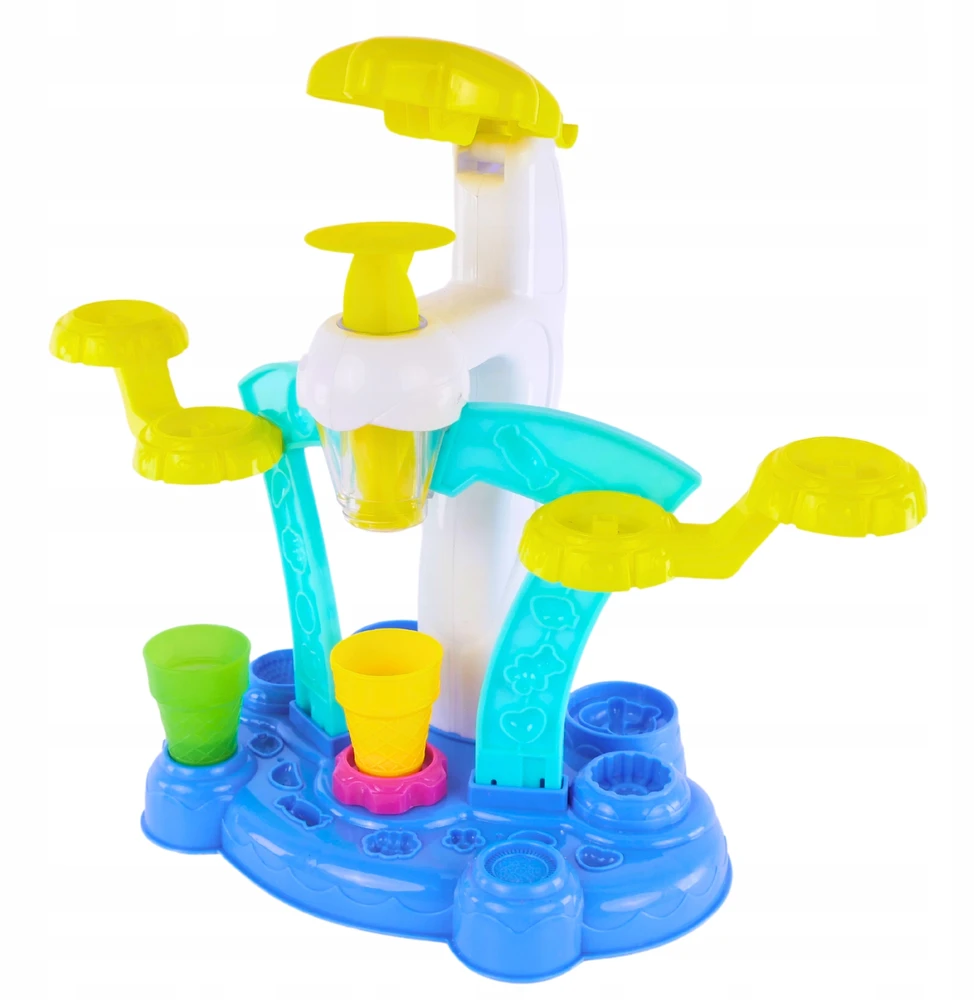Rinkinys Playdough Plastilino mašina Magic Ice Kreminis Parlor Plastilinas