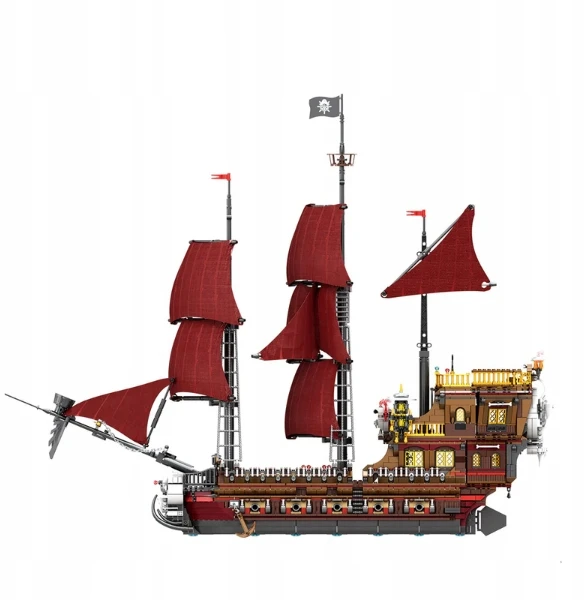 Rinkinys Reobrix Piracki statek zemsty 3066 dalys