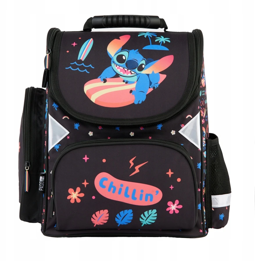 Rinkinys SZKOLNY PASO STITCH TORNISTER WOREK PIÓRNIK BIDON ŚNIADANIÓWKA