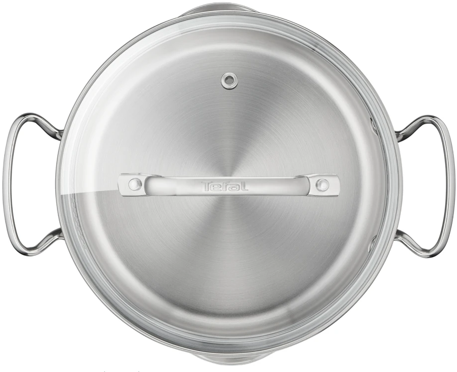 Rinkinys TEFAL DUETTO+ GARNKI Z POKRYWĄ 7EL G719S734 STAL NIERDZEWNA