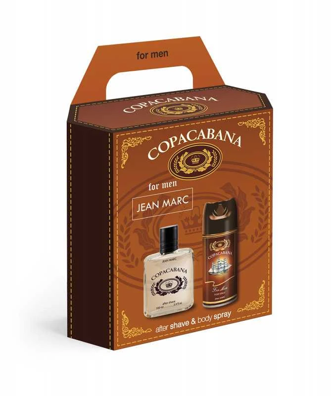 Jean Marc Copacabana rinkinys vyrams (aftershave 100ml / deo 150ml)