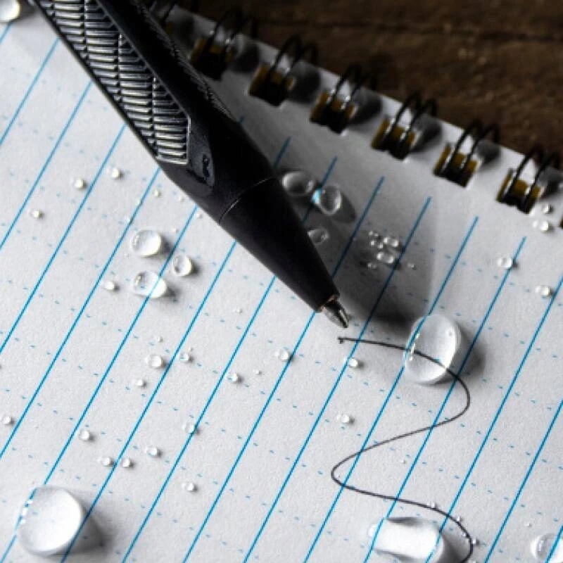 Booklife Publishing Rite In The Rain - Atsparus vandeniui Pen Mini Bolt Action - Juodas - 20K