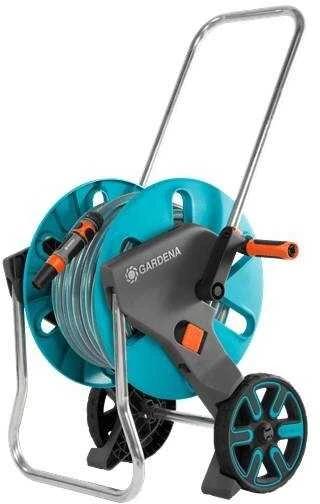 Ritės ir žarnos komplektas AquaRoll M Classic Gardena Ø13mm/20m mėlynas