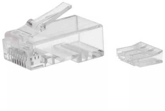 Emos RJ45 8p8c jungtis UPT kabeliui CAT5E (vientisas laidas), 20 vnt