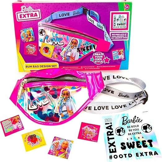 RMS Vaikiška juosmens rankinė Barbie Extra