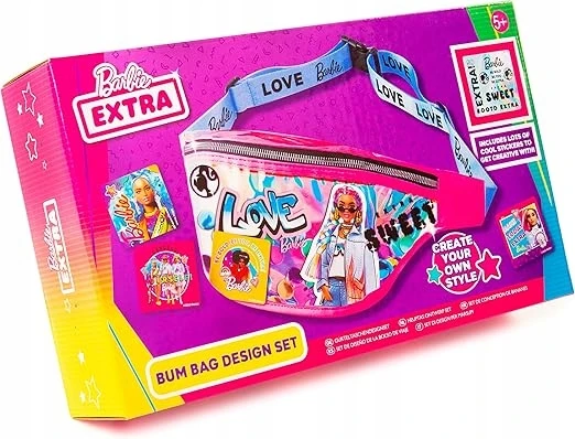 RMS Vaikiška juosmens rankinė Barbie Extra
