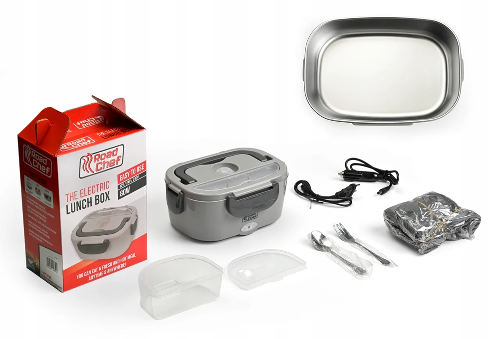 ROADCHEF Elektrinė maisto dėžutė / termosas 1,5l , 12/24/220V, 28FH032223
