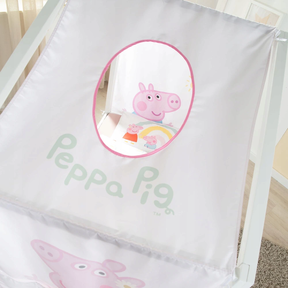 roba Dėklas na łóżko Montessori 70x140 cm Świnka Peppa su