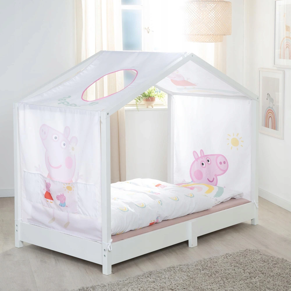 roba Dėklas na łóżko Montessori 70x140 cm Świnka Peppa su