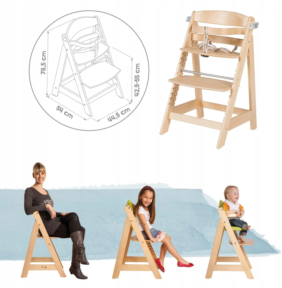 ROBA SIT UP FUN ŠIETINIMO KĖDĖ - NATŪRALI