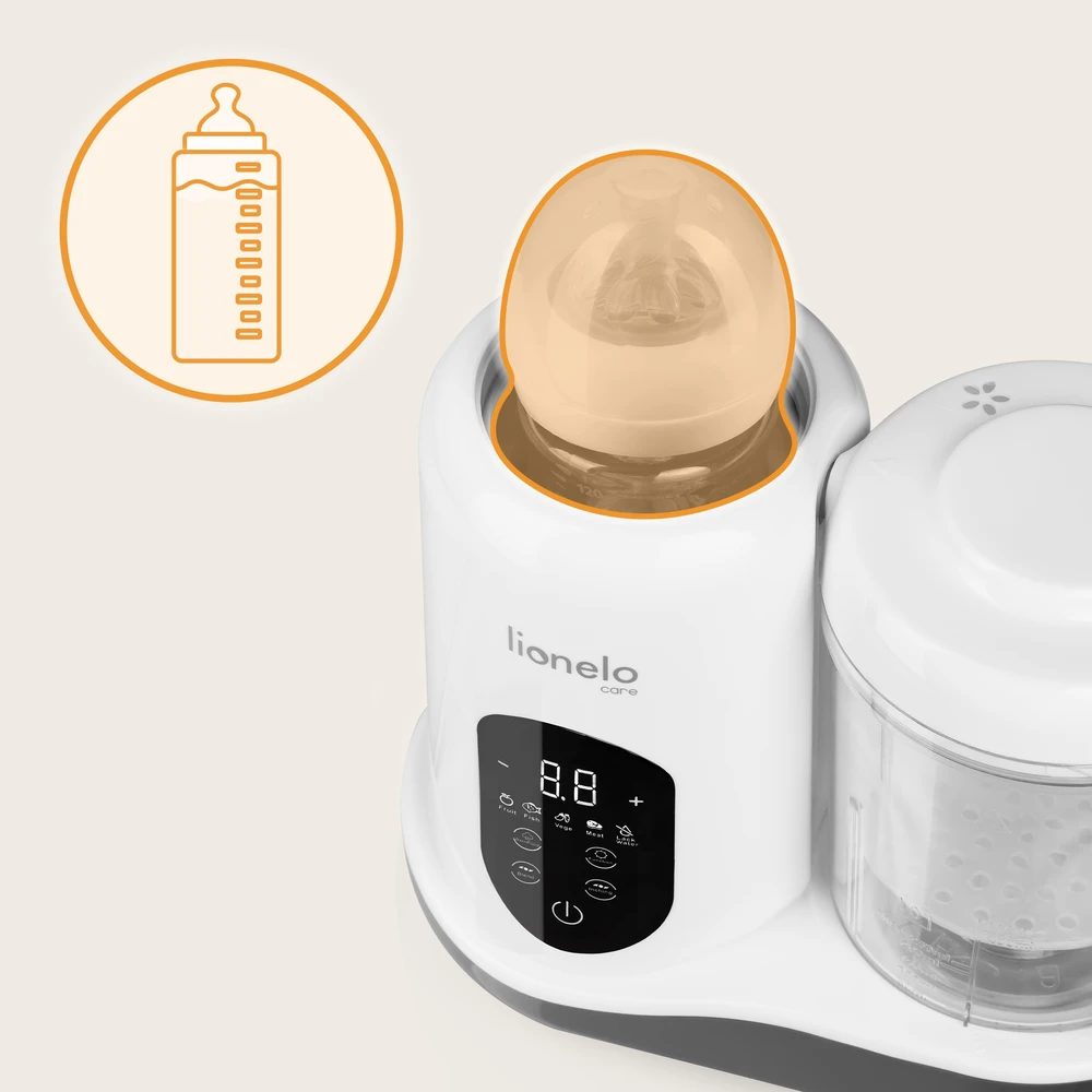 Lionelo daugiafunkcis virtuvės robotas kūdikiams 4 programų 900 ml BabyMenu