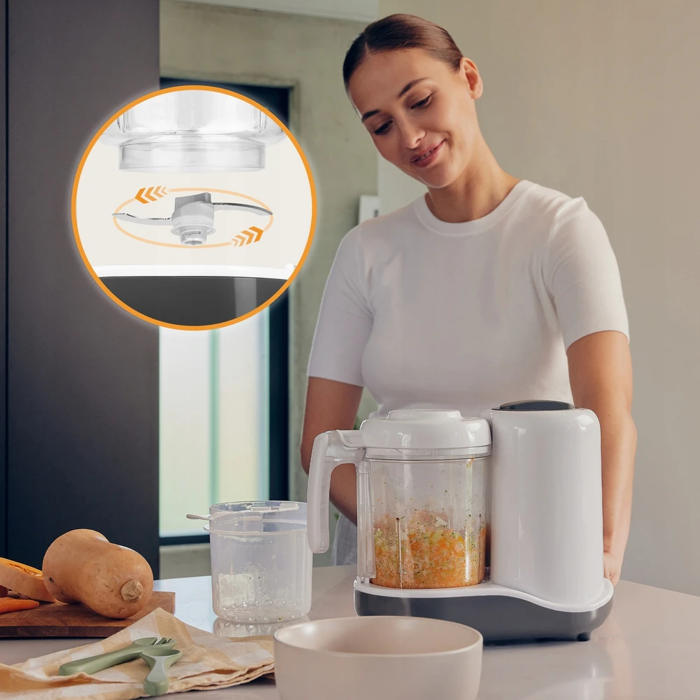 Lionelo daugiafunkcis virtuvės robotas kūdikiams 4 programų 900 ml BabyMenu