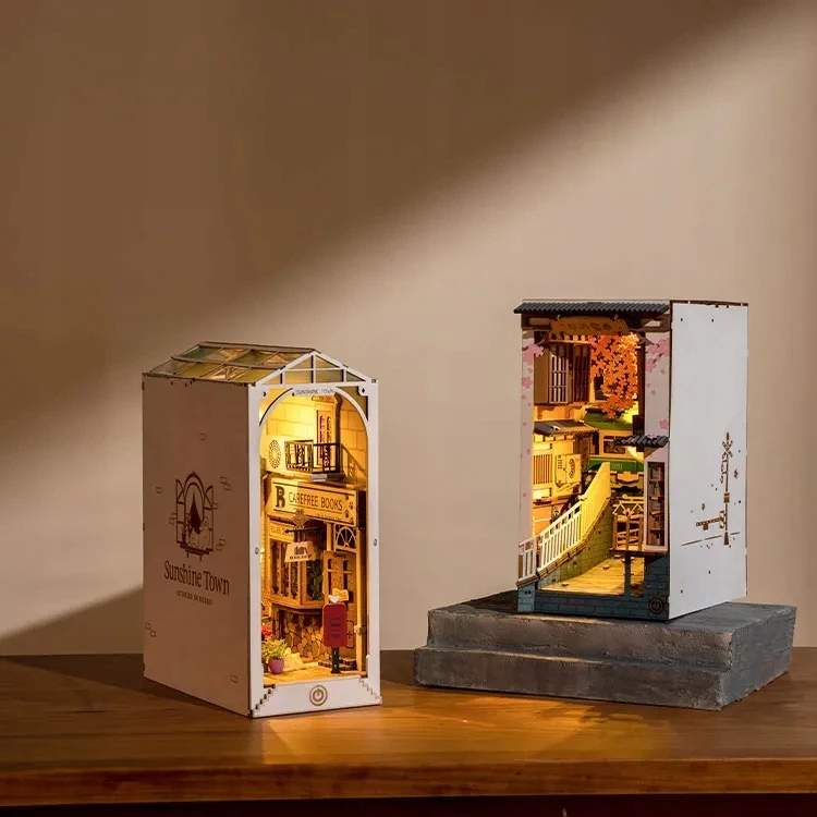 Robotime Mini namas 3D konstruktorius SUNSHINE TOWN