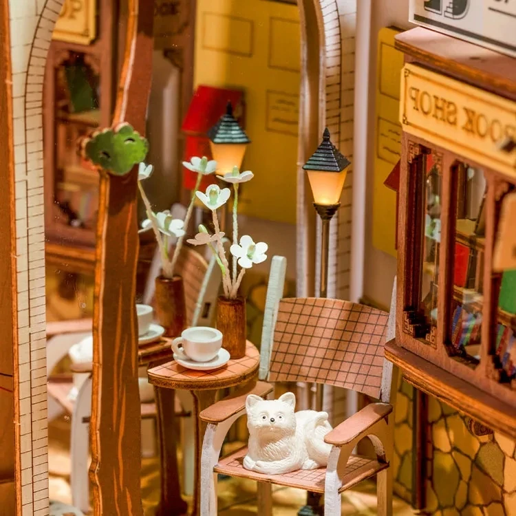 Robotime Mini namas 3D konstruktorius SUNSHINE TOWN