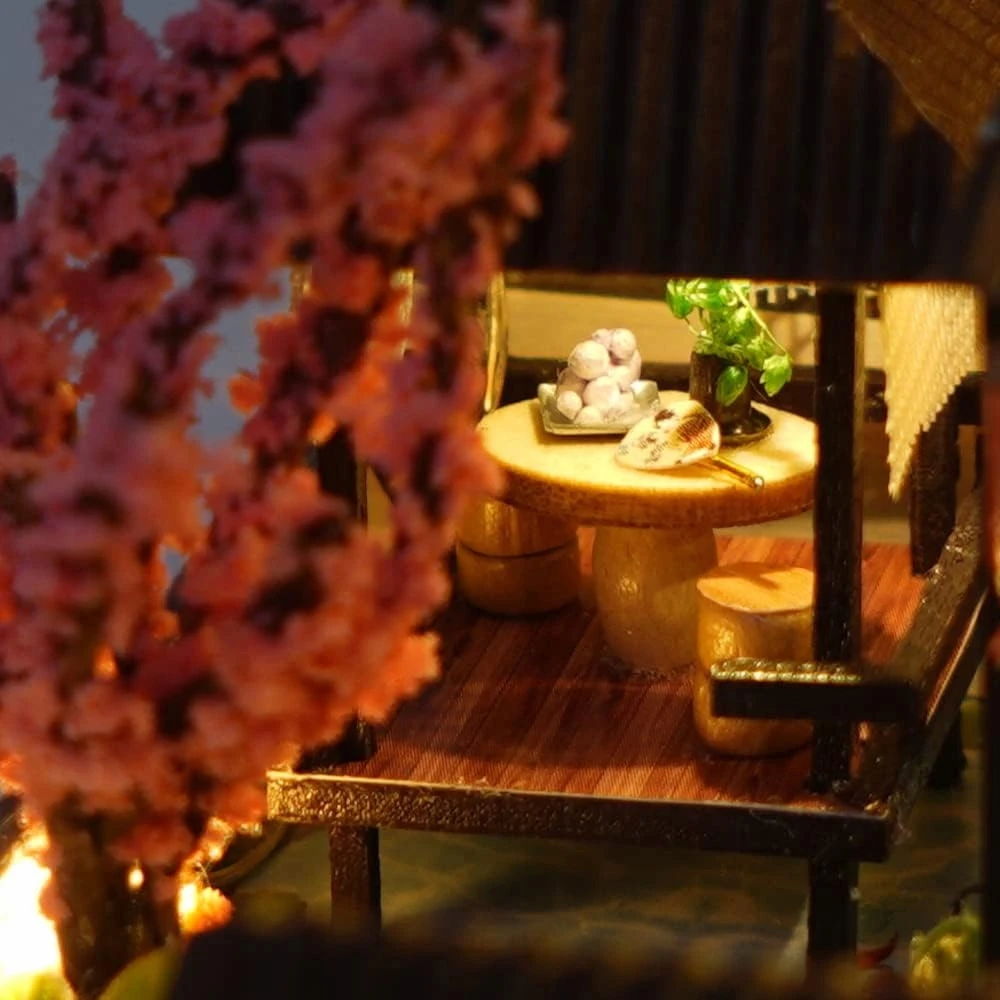 Robotime Mini namas 3D konstruktorius GĖLIŲ NAMAI