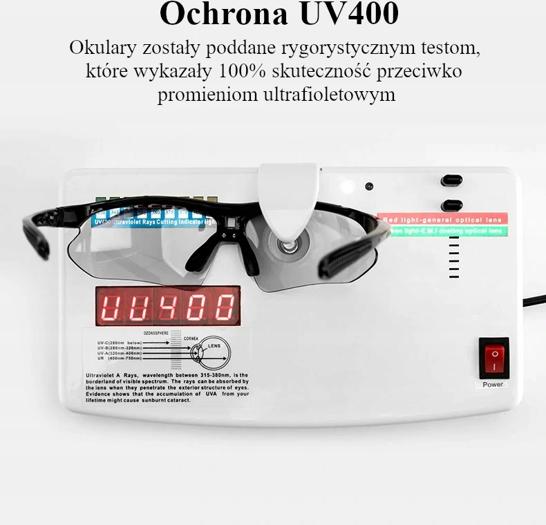 Rockbros 10111 Fotochrominiai Dviračių Akiniai Juodai Mėlyni