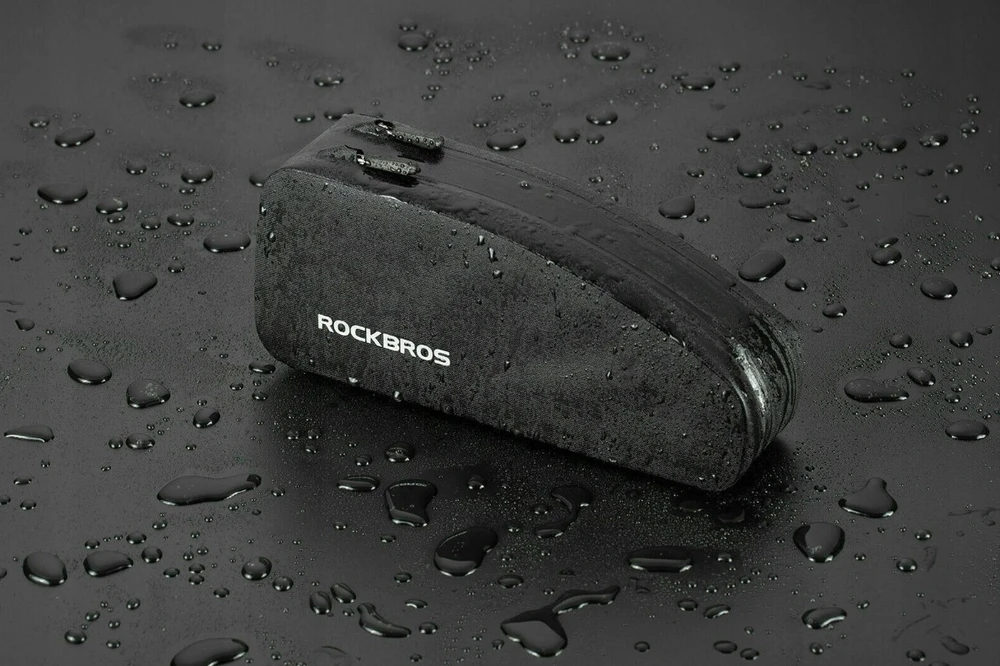 Rockbros As-021-1: Vandeniui atspari 1.6l dviračio rėmo tašė
