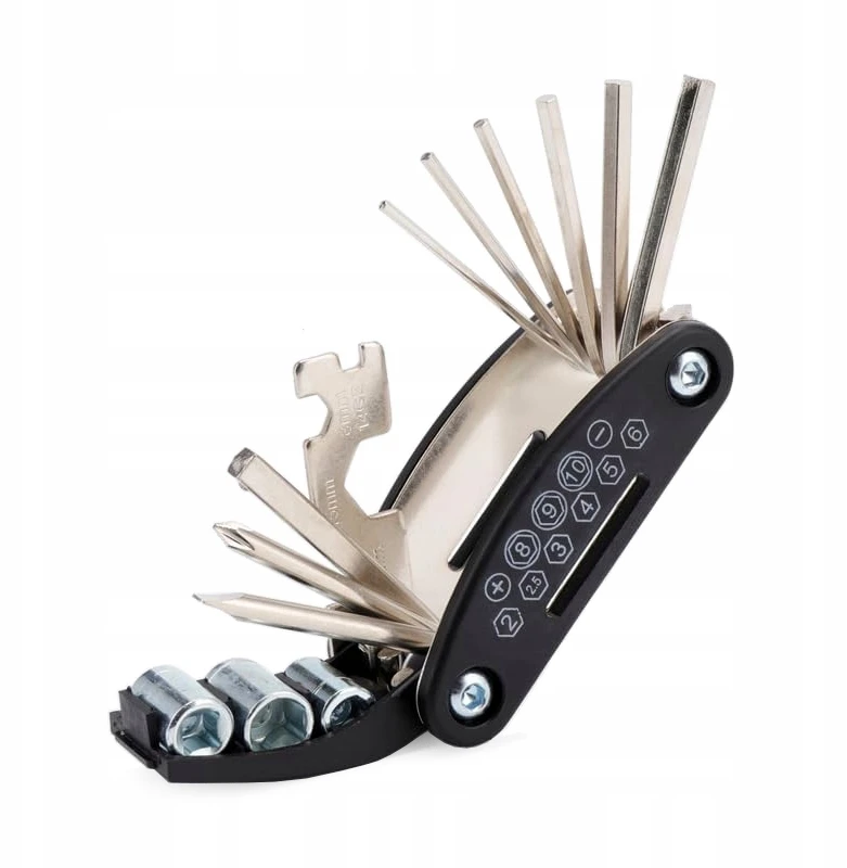 RockBros BIKE SET Mini siurblys su rankena + veržliarakčiu 16in1 daugiafunkcis